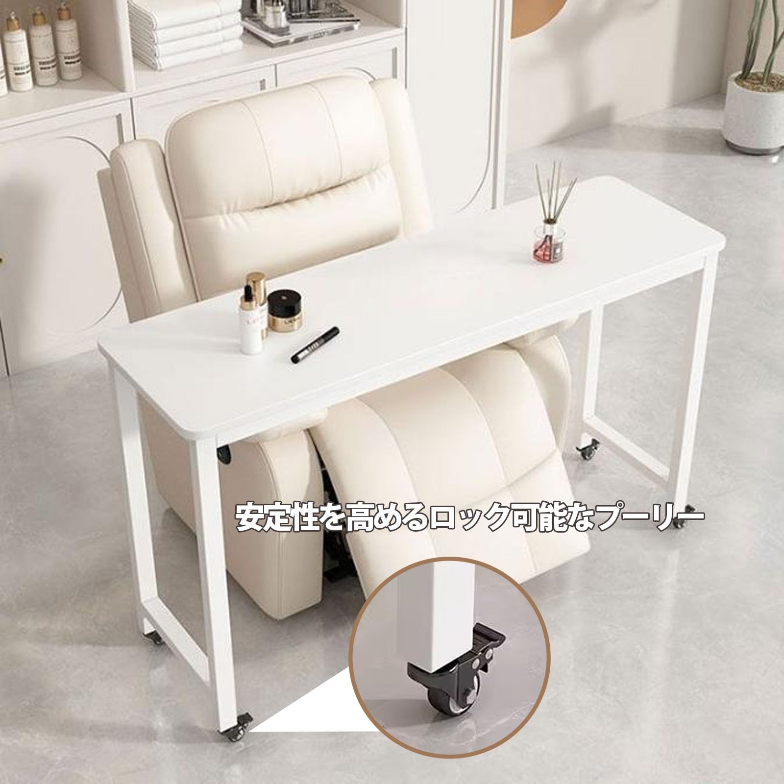 Amazon.co.jp: HXNXSY マニキュアテーブル ネイルテーブル 可動式 静音 Amazon.co.jp: HXNXSY マニキュアテーブル ネイルテーブル 可動式 静音